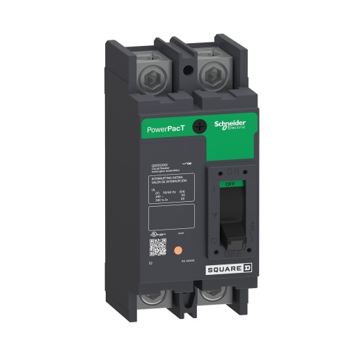 Schneider Electric QBP22125TM PowerPact Q - molded case circuit breaker - 2-pole - 10 kA - 240 V - 125 A