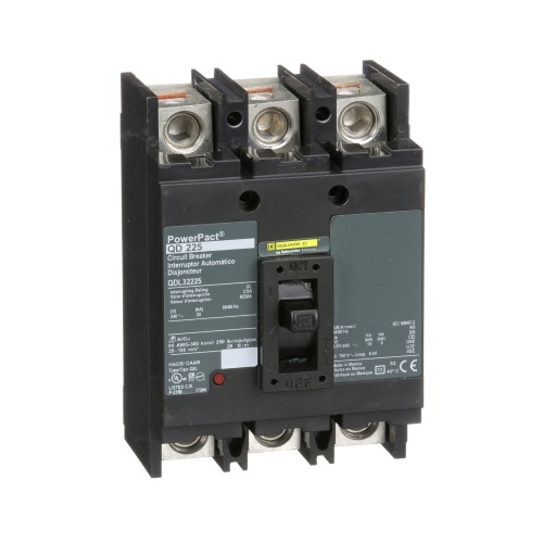 Schneider Electric QDL32225 Square D Breaker Q Frame 225 Amp Three Pole