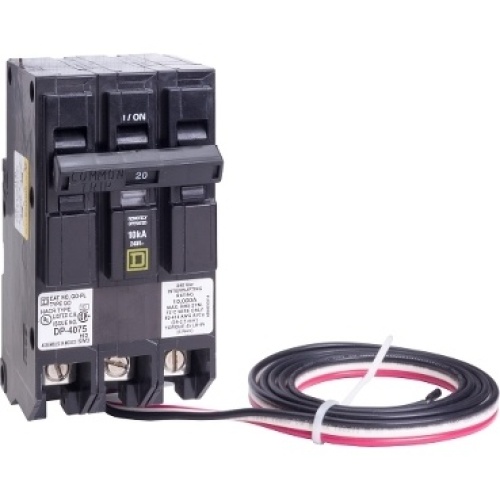Schneider Electric QO320PL5392 - QO Miniature circuit-breaker, 20 Amp, Three Pole, 10 kA, 120/240 VAC