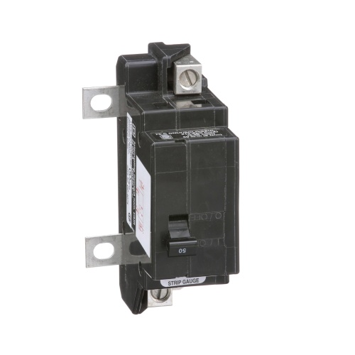Schneider Electric QOM50VH Main breaker, QO, 50A, 2 pole, 120/240 VAC, 22 kA, bolt on mount