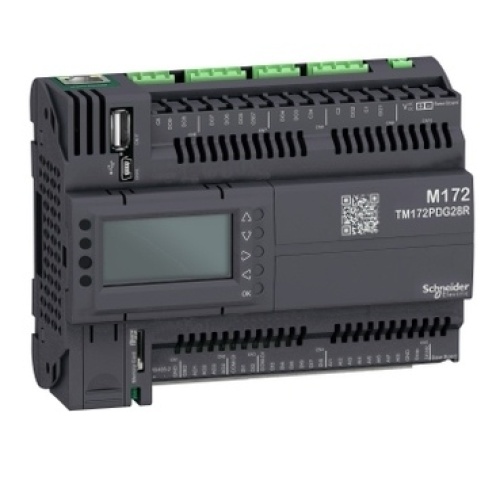 Schneider Electric TM172PDG28R - Controller, Modicon M171/M172/M173, performance, display, 28 IO, Ethernet, Modbus