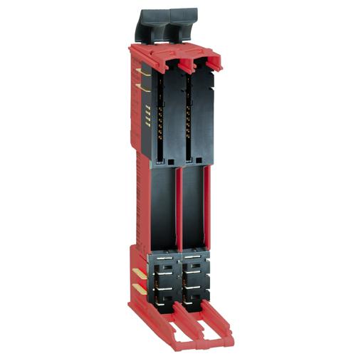 Schneider Electric TM5ACBM4FS Safety coded bus base - 24V DC - internal I/O - red - quantity 1
