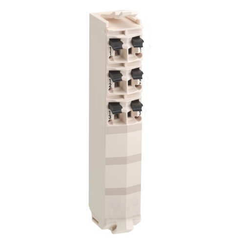Schneider Electric TM5ACTB06 terminal block - 6 contacts - white - quantity 1