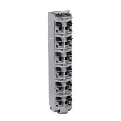 Schneider Electric TM5ACTB12PS terminal block - 12 contacts - grey - quantity 1