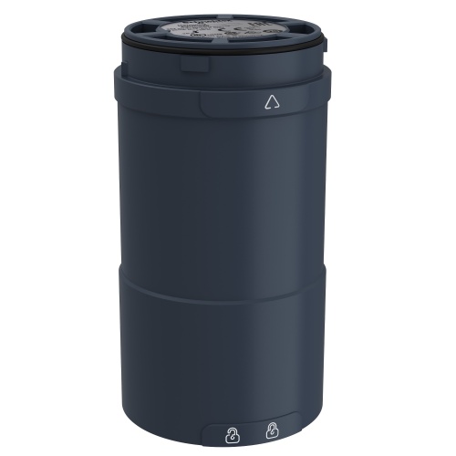 Schneider Electric XVUC020 Body extender for modular tower lights, black, Ø60