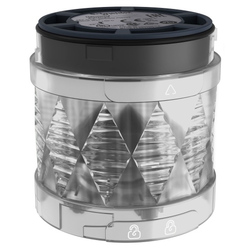 Schneider Electric XVUC47 Illuminated LED unit for modular tower lights, white, Ø60, blinking, IP65, 24 V AC/DC