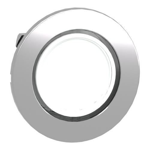 Schneider Electric ZB4FV013 flush mounted white pilot light head for integral LED