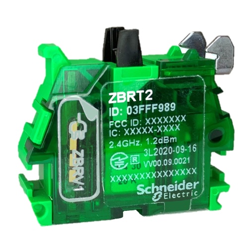 Schneider Electric ZBRT2 double actions (up/down) transmitter for wireless and battery less pushbutton