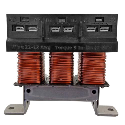 TCI KDRMA5H1 (KDR) Reactor 480 Volt 3 Phase 2.3 Amp 1 HP