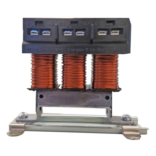 TCI KDRMA7L1DR KDR, 480V, 2 HP, 3.40 Motor Amps, 4.2 Max Amps, 3 Phase, Open, Line Inductor, 3% Impedance, UL Listed, With Din Rail Clips