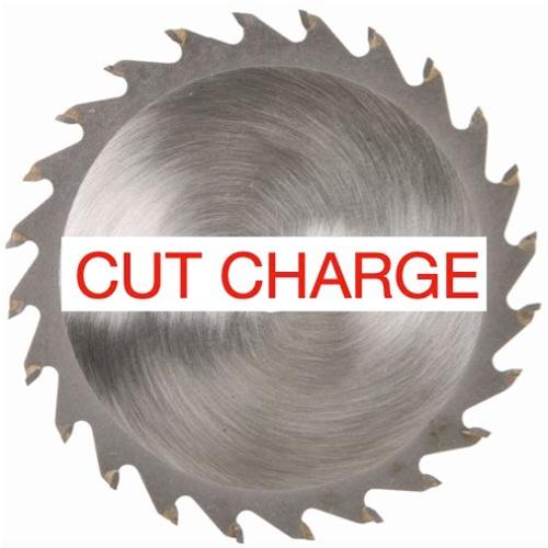 Tslots 660129 Straight cut charge (per piece) for extrusions.