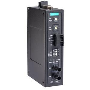 Moxa ICF-1150I-M-ST-T-IEX Serial-to-Fiber Converter